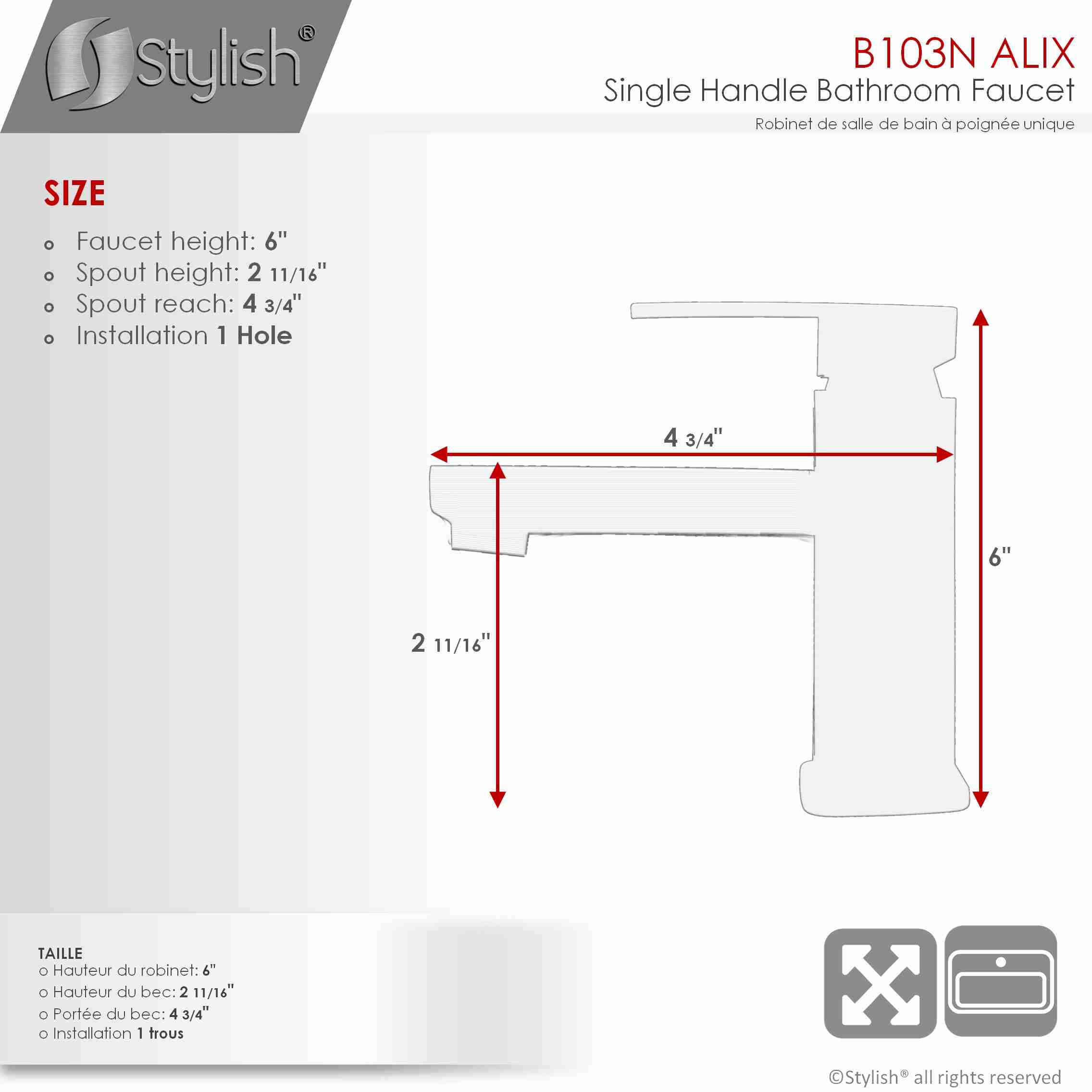 ff39de_709e6e3c3cd04ad38c15483c33093e3dmv2.jpg STYLISH B-103N Single Handle Bathroom Faucet - Image 4