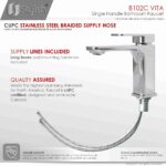 STYLISH B-102C VITA Single Handle Bathroom Faucet - Image 10