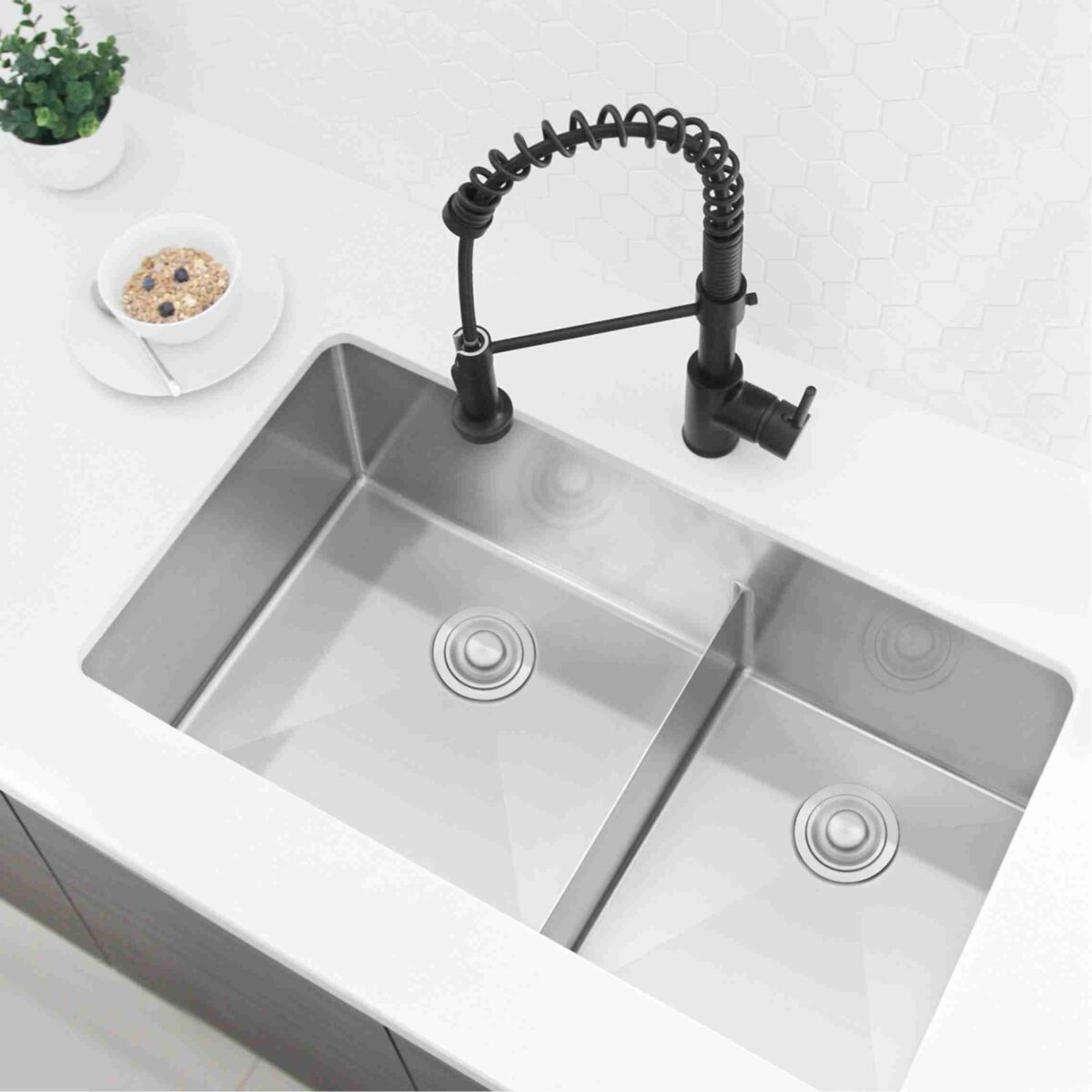 STYLISH S-325XG ROOMY 32-inch Undermount Kitchen Sink - Image 2