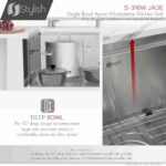 STYLISH S-316W JADE 30-inch Apron Kitchen Sink - Image 9
