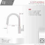 STYLISH K-131P MODENA Kitchen Sink Faucet - Image 4