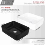 STYLISH P-223W BOLD 18-inch Vessel Bathroom Sink - Image 8