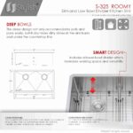 STYLISH S-325XG ROOMY 32-inch Undermount Kitchen Sink - Image 8