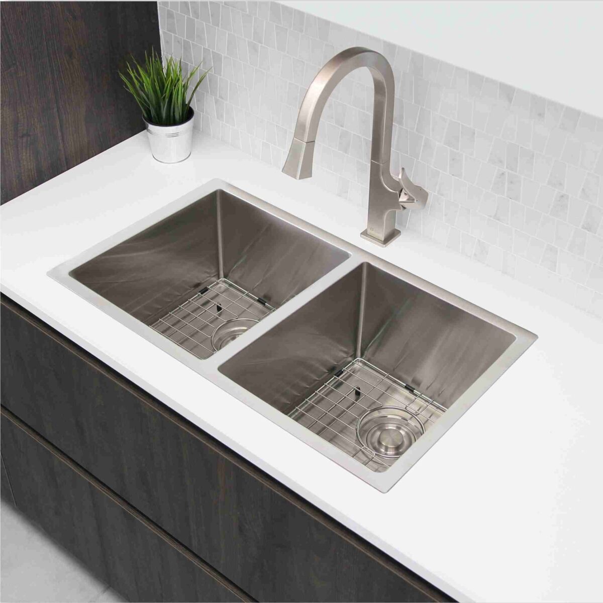 STYLISH S-304TG ONYX 30-inch Undermount Kitchen Sink - Image 2