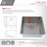 STYLISH S-308XG AQUA 19-inch Undermount Kitchen Sink - Image 8