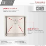 STYLISH S-308XG AQUA 19-inch Undermount Kitchen Sink - Image 5