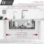 STYLISH S-316W JADE 30-inch Apron Kitchen Sink - Image 10
