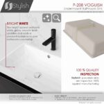 STYLISH P-208 VOGUISH 24-inch Undermount Bathroom Sink - Image 4