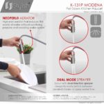 STYLISH K-131P MODENA Kitchen Sink Faucet - Image 5