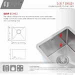 STYLISH S-317G DRUZY 15-inch Undermount Kitchen Sink - Image 8