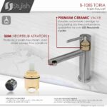 STYLISH B-108S TORIA Modern Bathroom Basin Sink Faucet - Image 6