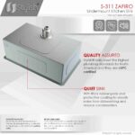 STYLISH S-311XG ZAFIRO 30-inch Undermount Kitchen Sink - Image 3