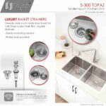 STYLISH S-300XG TOPAZ 28-inch Undermount Kitchen Sink - Image 7