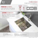 STYLISH S-308XG AQUA 19-inch Undermount Kitchen Sink - Image 10
