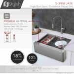 STYLISH S-316W JADE 30-inch Apron Kitchen Sink - Image 3