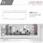 STYLISH S-613W VERSA 33-inch Workstation Single Bowl - Image 8