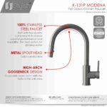 STYLISH K-131P MODENA Kitchen Sink Faucet - Image 8