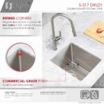 STYLISH S-317G DRUZY 15-inch Undermount Kitchen Sink - Image 4