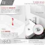 STYLISH P-223W BOLD 18-inch Vessel Bathroom Sink - Image 5