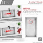 STYLISH S-613W VERSA 33-inch Workstation Single Bowl - Image 13