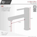 STYLISH B-108S TORIA Modern Bathroom Basin Sink Faucet - Image 4
