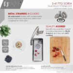 STYLISH S-417TG 9-inch Undermount Bar Kitchen Sink - Image 6