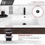 STYLISH P-208 VOGUISH 24-inch Undermount Bathroom Sink - Image 5