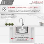 STYLISH S-407T 22-inch Single Bowl Undermount Kitchen Sink - Image 8
