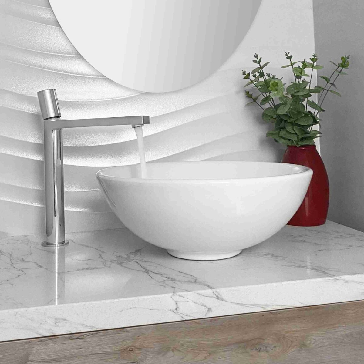 STYLISH P-224 SHOWY 16-inch Vessel Bathroom Sink - Image 9