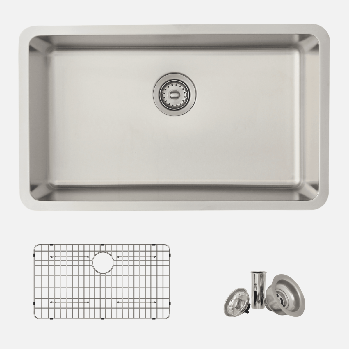 STYLISH S-411TG MALAGA 30-inch Single Bowl Undermount Kitchen Sink