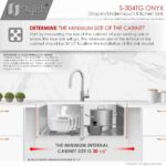STYLISH S-304TG ONYX 30-inch Undermount Kitchen Sink - Image 9