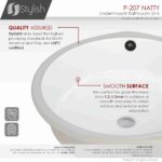 STYLISH P-207 NATTY 16-inch Undermount Bathroom Sink - Image 3