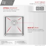 STYLISH S-317G DRUZY 15-inch Undermount Kitchen Sink - Image 5