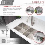 STYLISH S-304TG ONYX 30-inch Undermount Kitchen Sink - Image 7