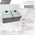 STYLISH S-300XG TOPAZ 28-inch Undermount Kitchen Sink - Image 3