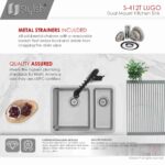 STYLISH S-412T 23-inch Double Bowl Undermount Kitchen Sink - Image 6