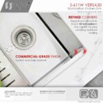 STYLISH S-611W VERSA 30-inch Undermount Kitchen Sink - Image 4