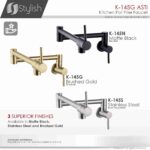 STYLISH K-145G ASTI Pot Filler Kitchen Faucet - Image 9
