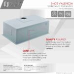 STYLISH S-402 VALENCIA 31-inch Undermount Kitchen Sink - Image 3