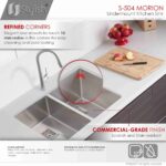 STYLISH S-504XG MORION 30-inch Stainless Steel Kitchen Sink - Image 4