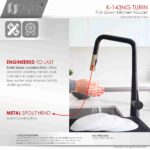 STYLISH K-143NG TURIN Kitchen Sink Faucet - Image 8
