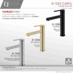 STYLISH B-123G CAROL Bathroom Vessel Sink Faucet - Image 9