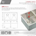 STYLISH S-304TG ONYX 30-inch Undermount Kitchen Sink - Image 8