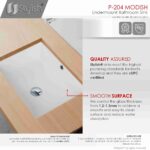 STYLISH P-204 MODISH 20-inch Undermount Bathroom Sink - Image 3