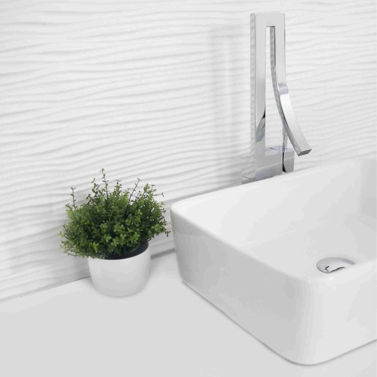 STYLISH P-223W BOLD 18-inch Vessel Bathroom Sink - Image 10