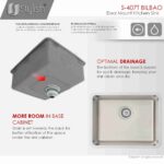 STYLISH S-407T 22-inch Single Bowl Undermount Kitchen Sink - Image 5