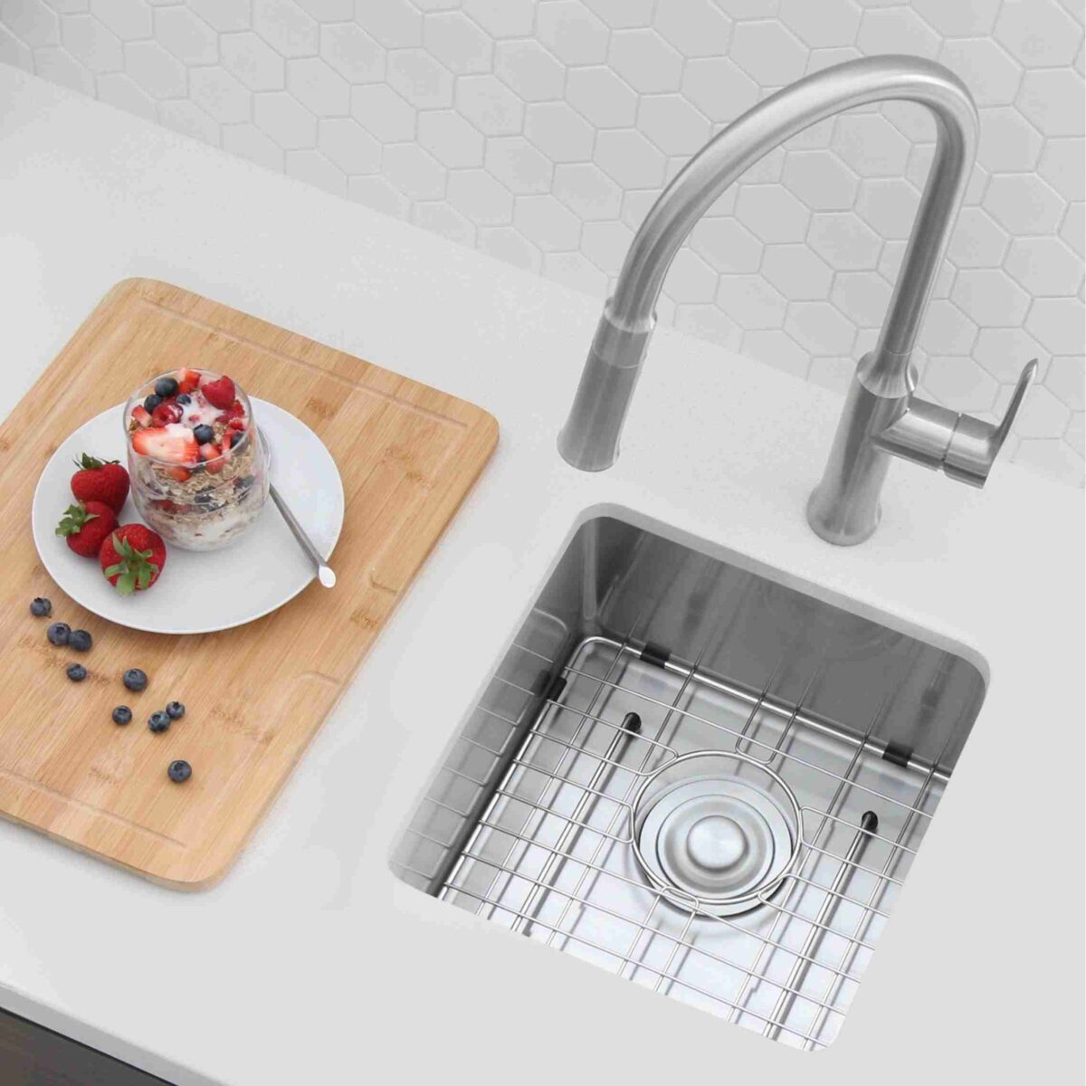 STYLISH S-317G DRUZY 15-inch Undermount Kitchen Sink - Image 2