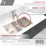 STYLISH S-304TG ONYX 30-inch Undermount Kitchen Sink - Image 4