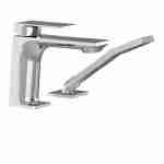 TENZO SL31-CR 2 pieces deck mount tub filler - Slick