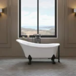 Bain Signature Diane 59 Freestanding Tub-Black Legs